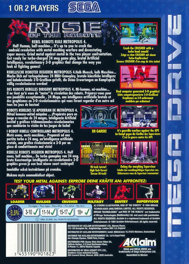Rise of the Robots box back