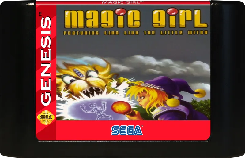 Magic Girl featuring Ling Ling the Little Witch cart