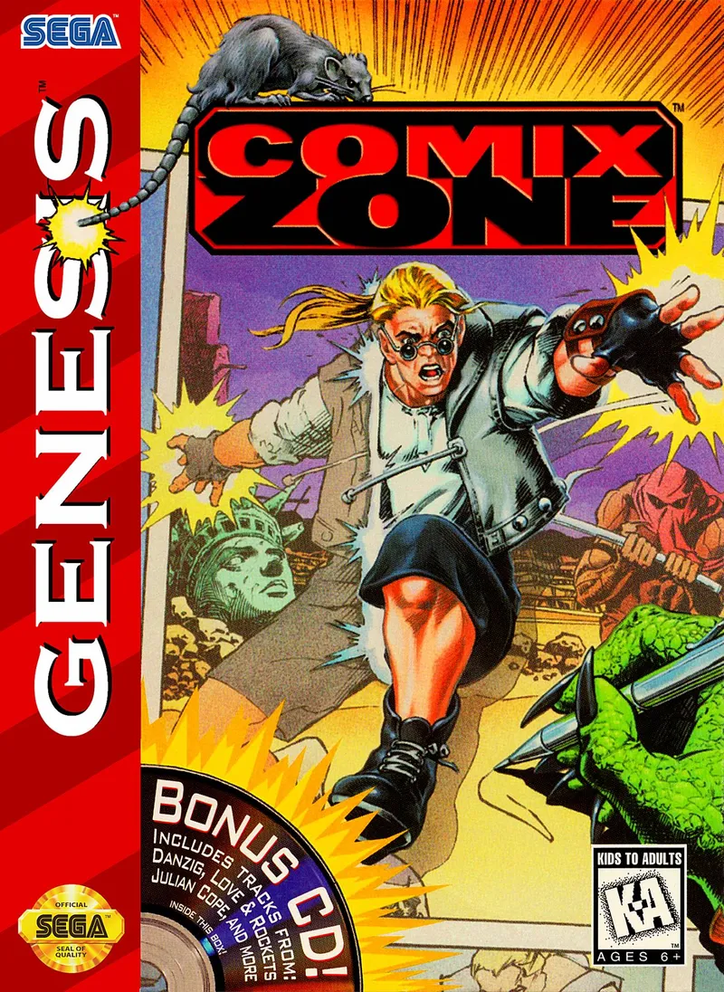 Comix Zone box art