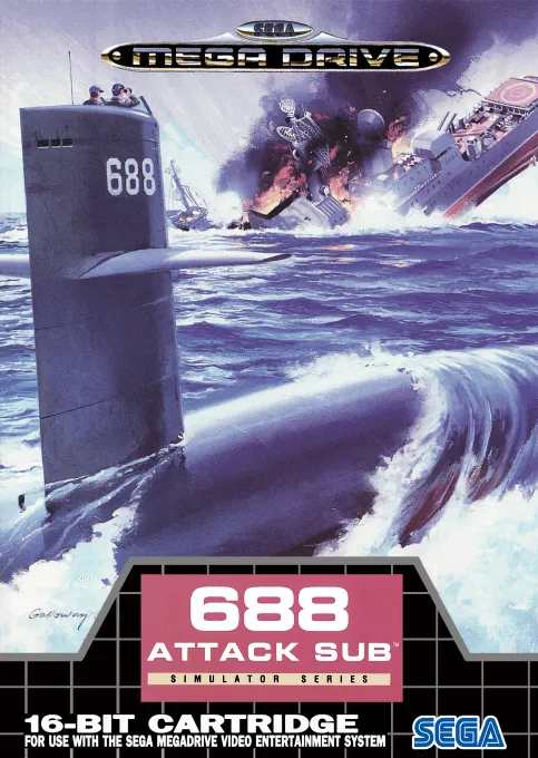 688 Attack Sub box art