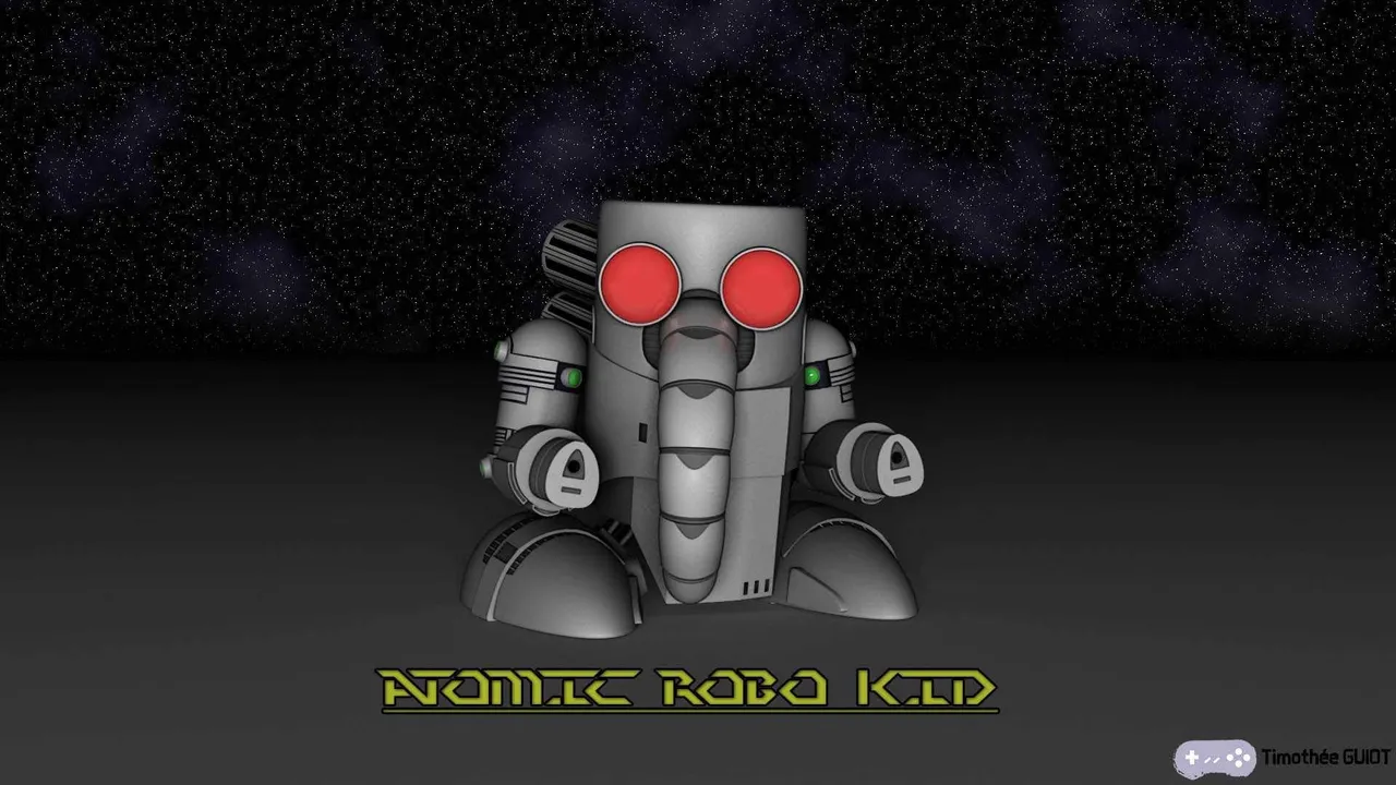 Backdrop artwork for Atomic Robo-Kid