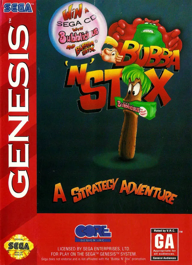 Bubba'n'Stix: A Strategy Adventure box art