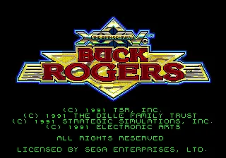 Buck Rogers: Countdown to Doomsday screenshot