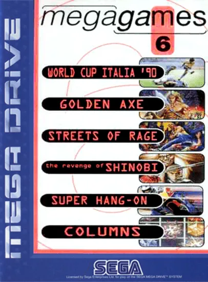 Mega Games 6 Vol. 1 box art