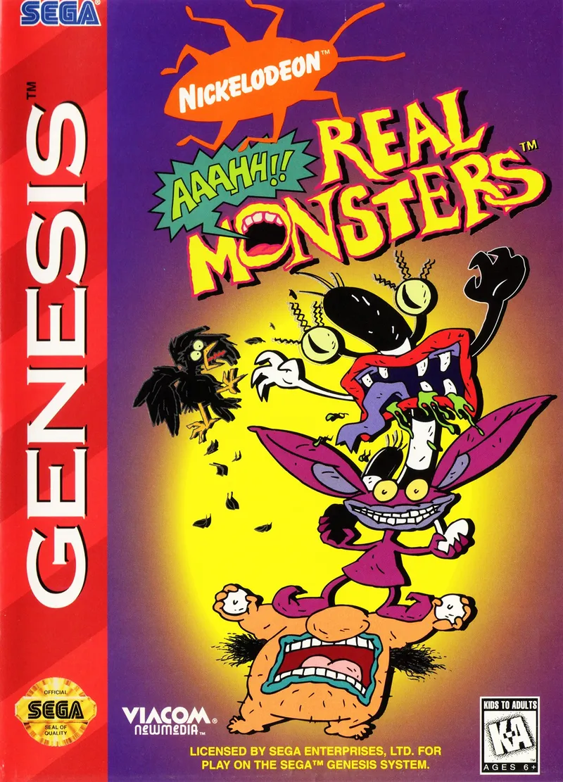 AAAHH!!! Real Monsters box art