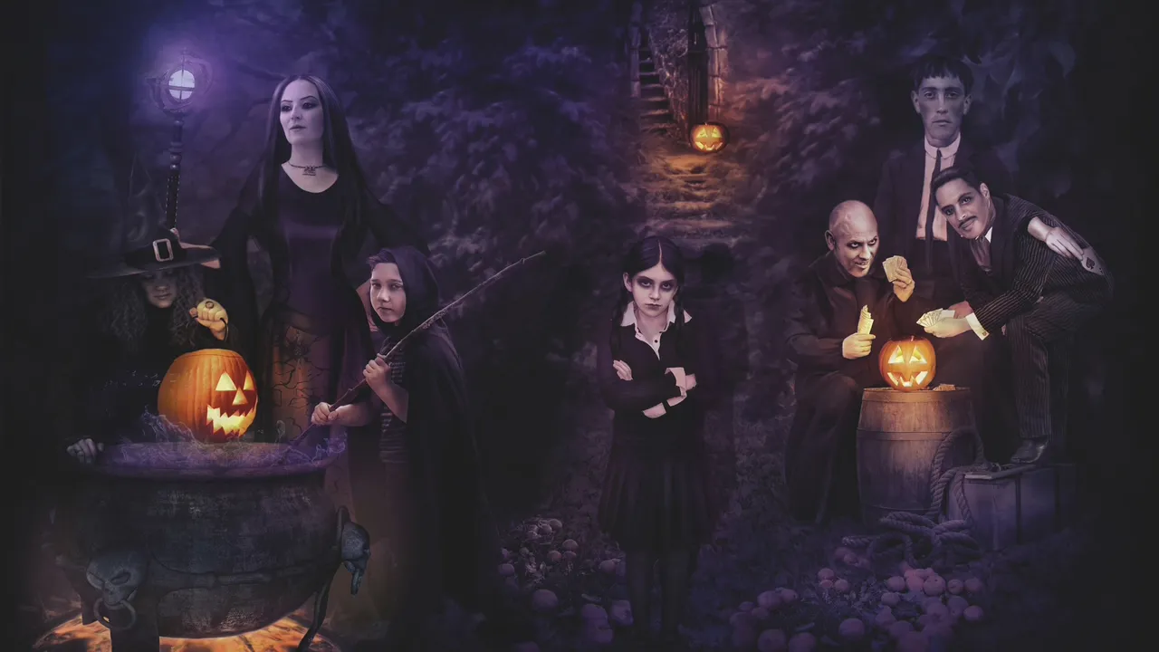 Backdrop artwork for The Addams Family