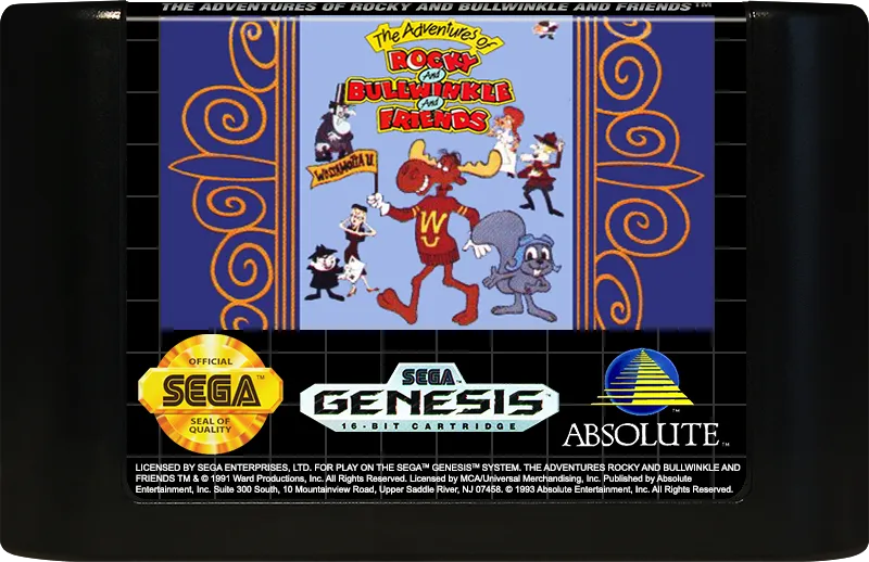The Adventures of Rocky and Bullwinkle and Friends cart