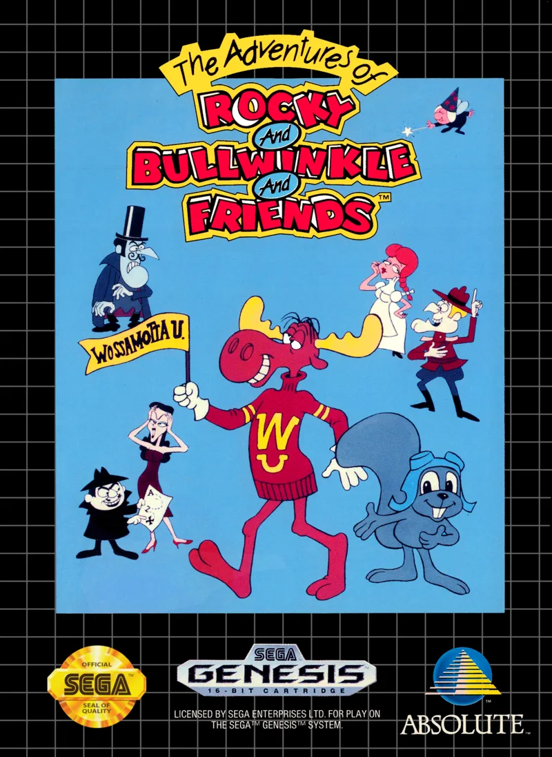 The Adventures of Rocky and Bullwinkle and Friends box art