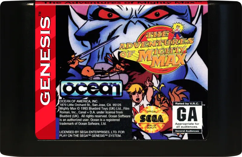 The Adventures of Mighty Max cart