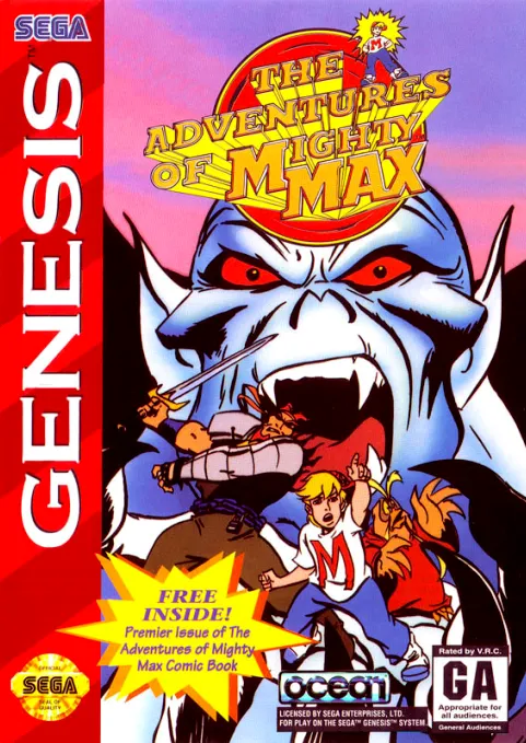 The Adventures of Mighty Max box art