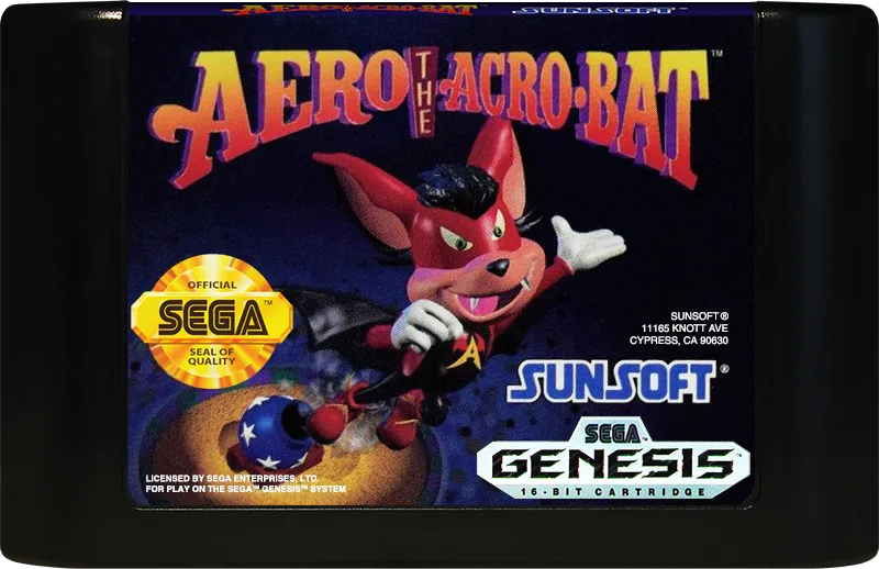 Aero the Acro-Bat cart