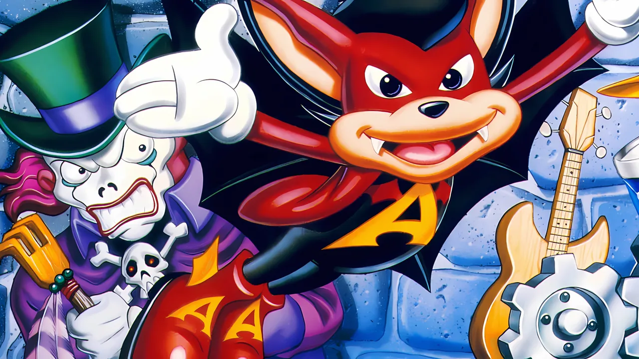 Backdrop artwork for Aero the Acro-Bat 2