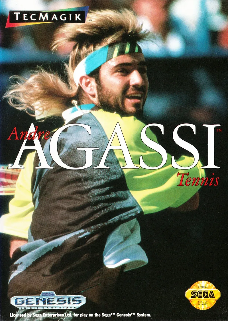 Andre Agassi Tennis box art