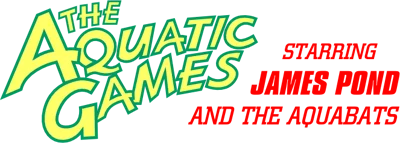 The Aquatic Games Starring James Pond and The Aquabats logo