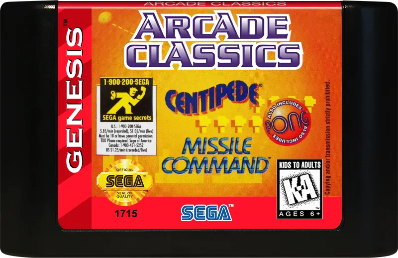 Arcade Classics cart