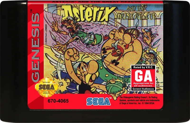 Astérix and the Great Rescue cart