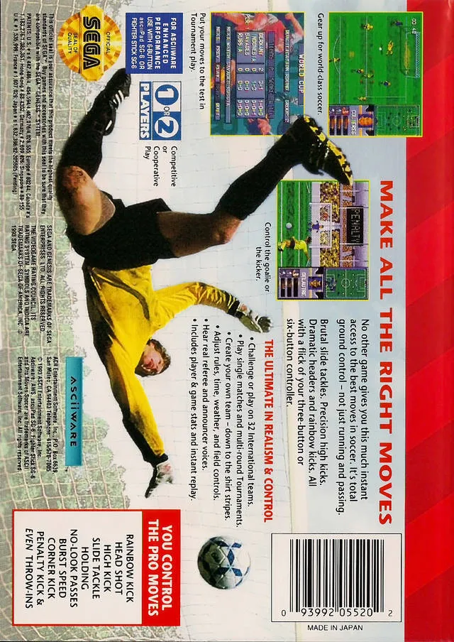 Pro Moves Soccer box back