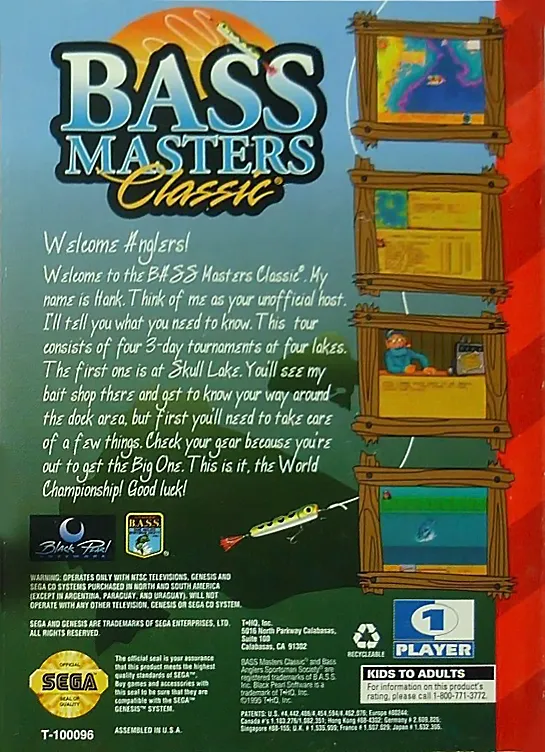 Bass Masters Classic box back