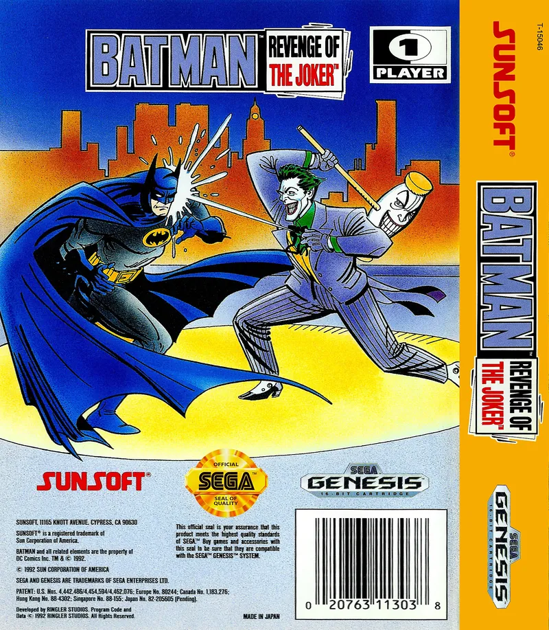 Batman: Revenge of the Joker box back