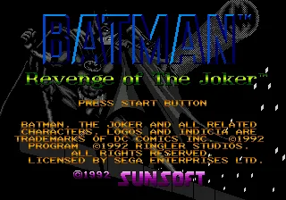Batman: Revenge of the Joker screenshot