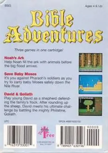 Bible Adventures box back