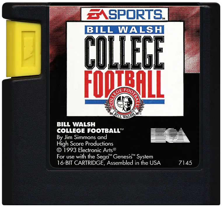 Bill Walsh College Football cart