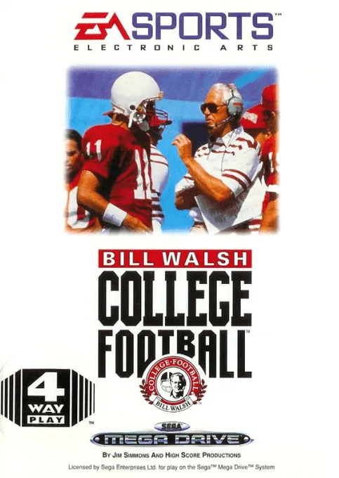Bill Walsh College Football box art