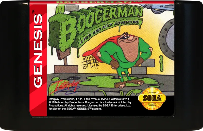 Boogerman: A Pick and Flick Adventure cart