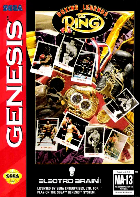 Boxing Legends of the Ring box art