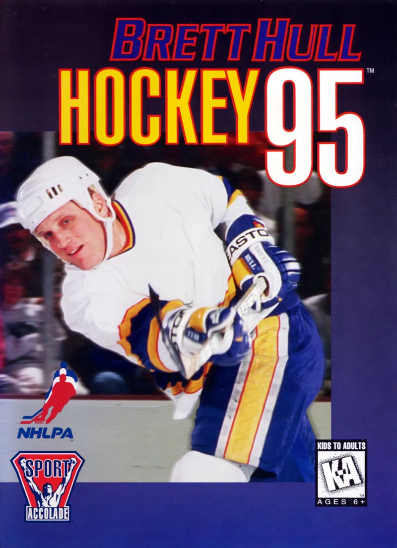 Brett Hull Hockey 95 box art