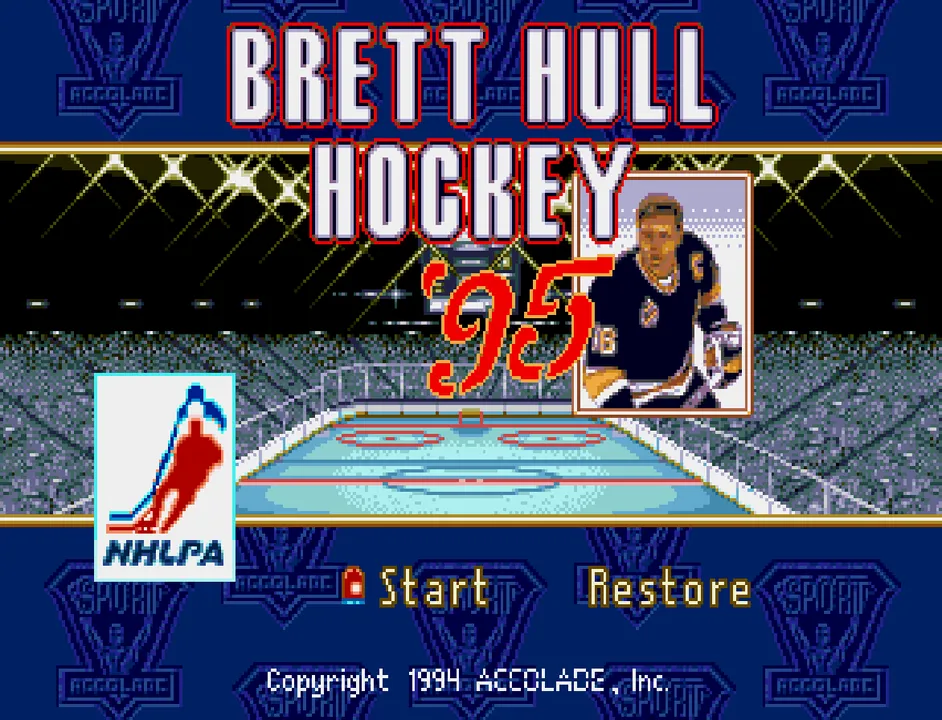 Brett Hull Hockey 95 screenshot