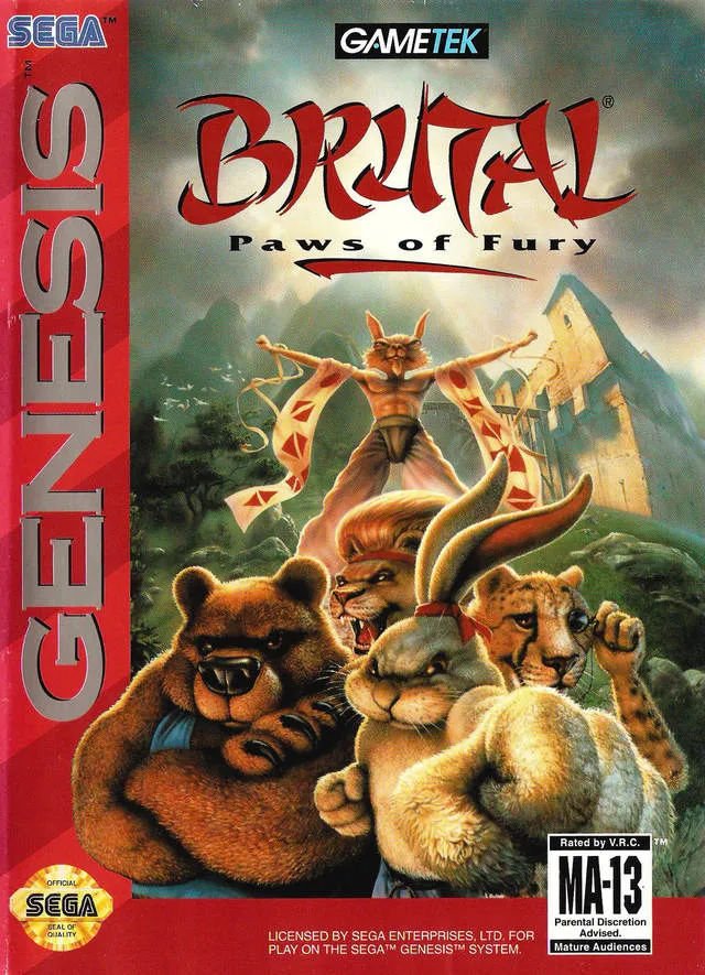 Brutal: Paws of Fury box art