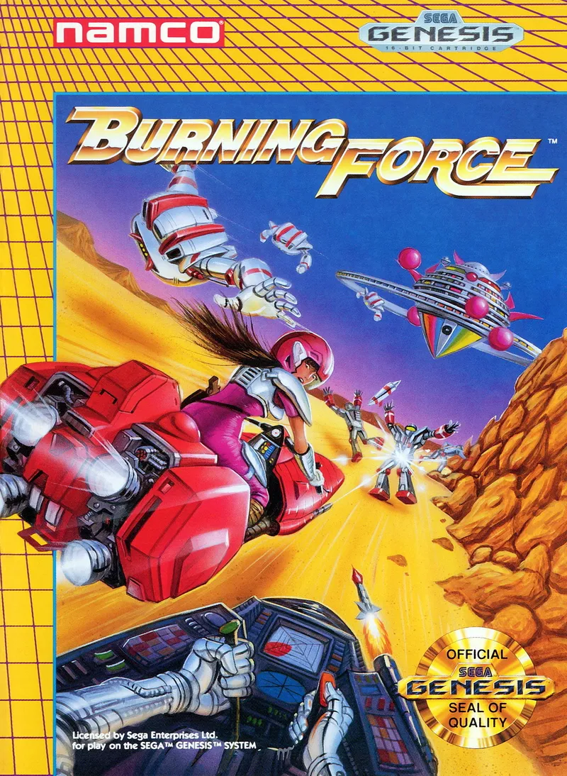 Burning Force box art