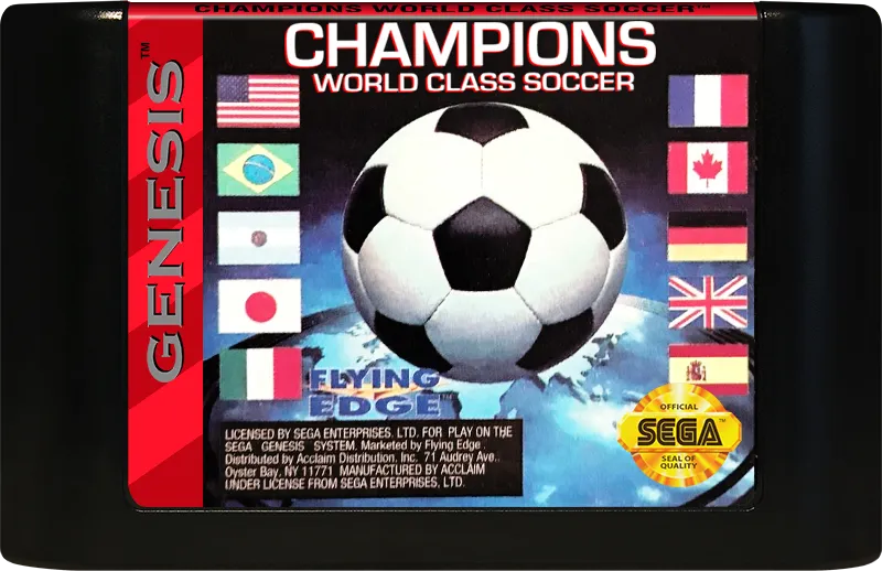 Champions World Class Soccer cart