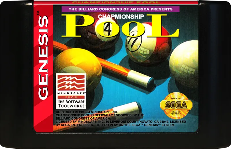 Championship Pool cart