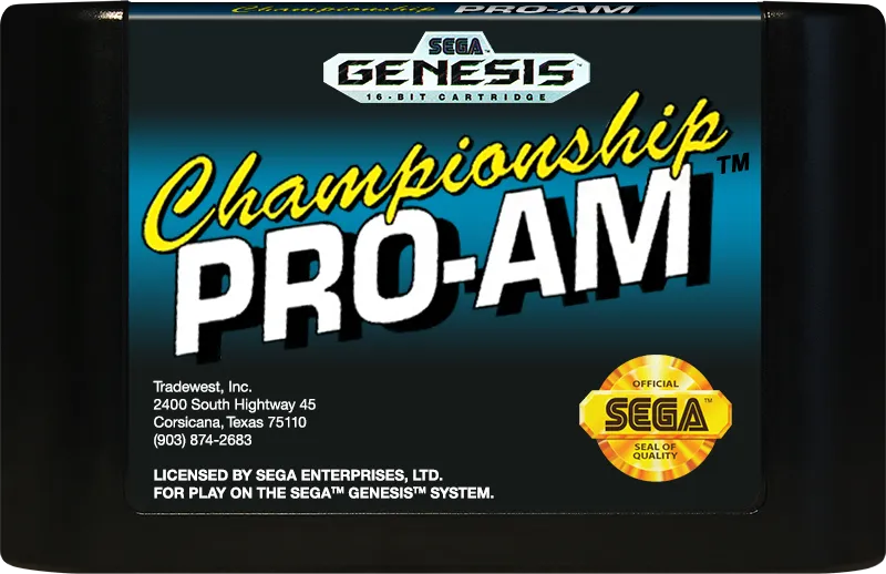 Championship Pro-Am cart
