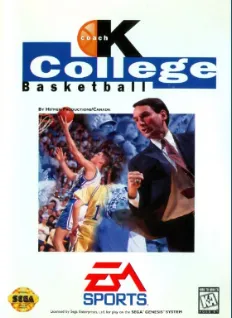 Coach K College Basketball box art