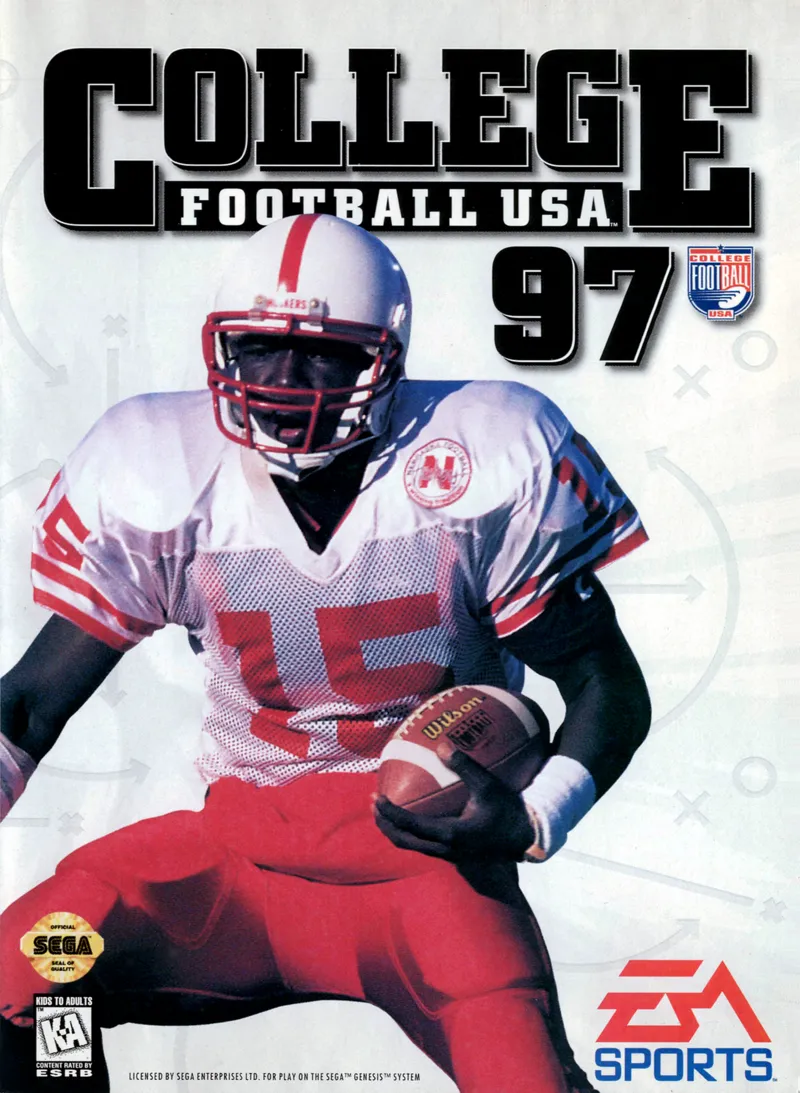 College Football USA 97 box art