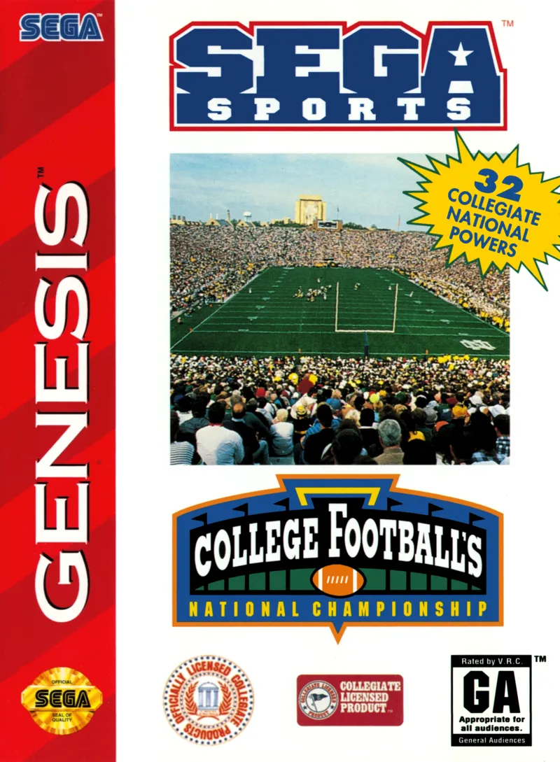 College Football's National Championship box art