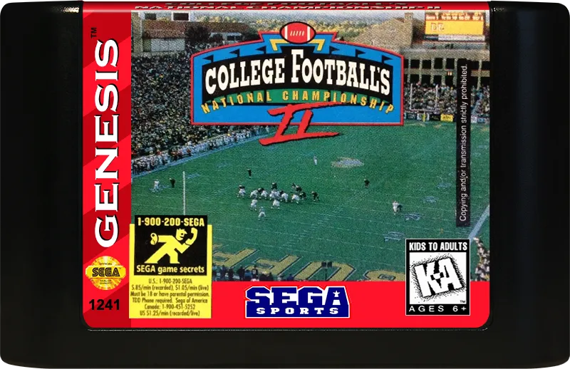 College Football's National Championship II cart
