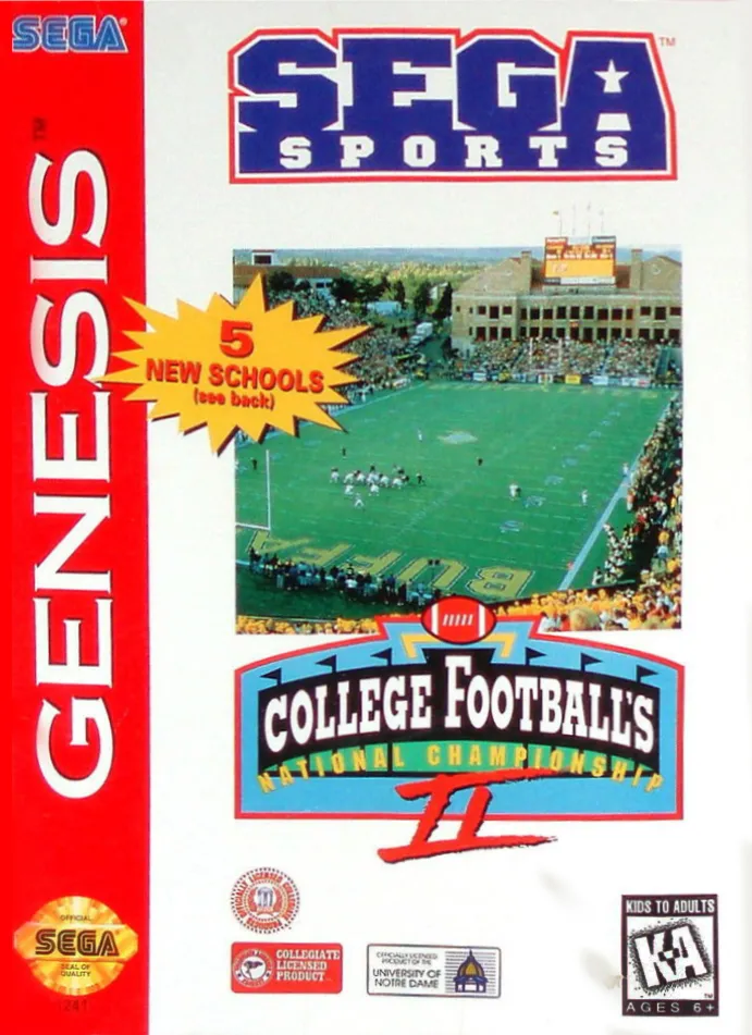 College Football's National Championship II box art