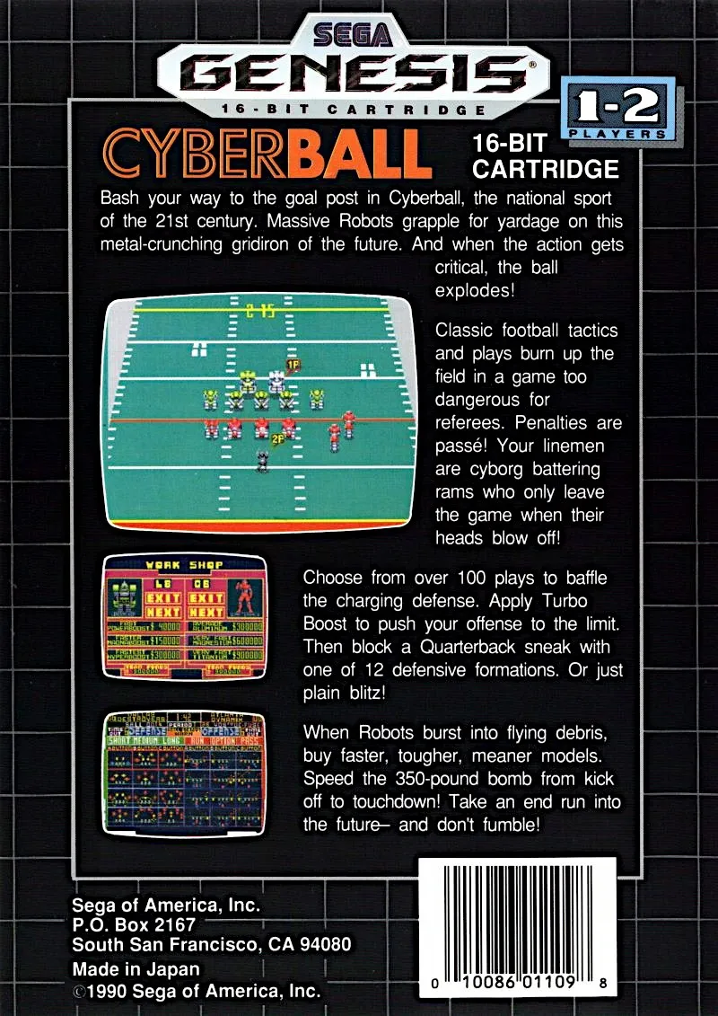 Cyberball box back