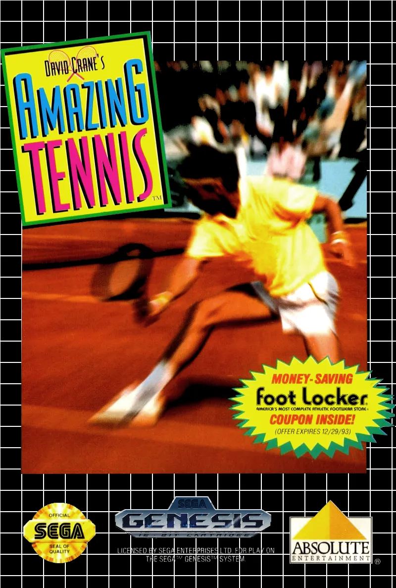 David Crane's Amazing Tennis box art