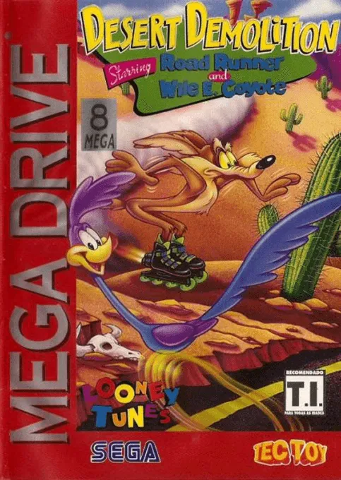 Desert Demolition: Starring Road Runner and Wile E. Coyote box art