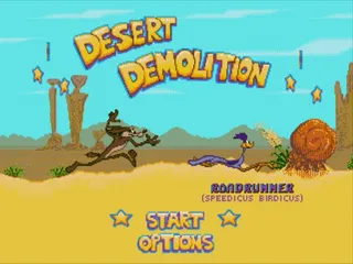 Desert Demolition: Starring Road Runner and Wile E. Coyote screenshot