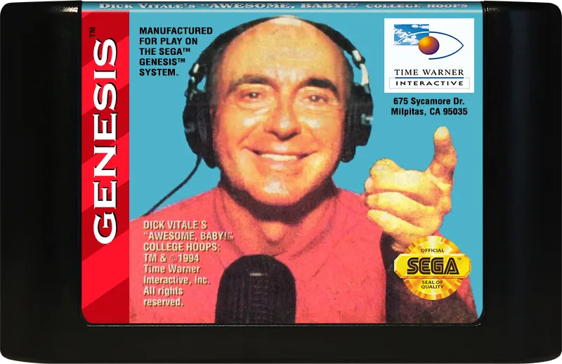 Dick Vitale's Awesome Baby! College Hoops cart