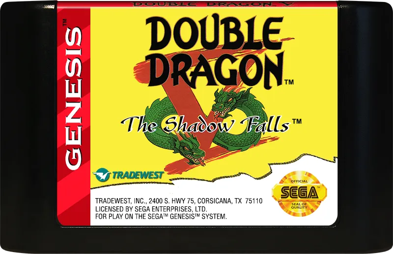 Double Dragon V: The Shadow Falls cart