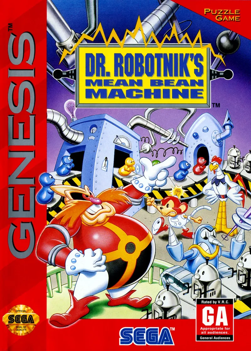 Dr. Robotnik's Mean Bean Machine box art