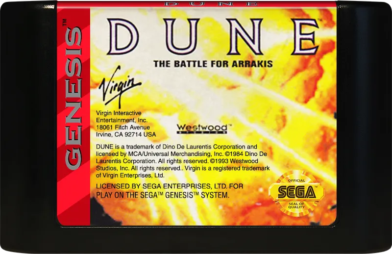 Dune: The Battle for Arrakis cart