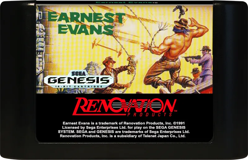 Earnest Evans cart